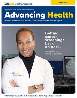 MedStar Good Samaritan Hospital Winter 2023 newsletter cover photo