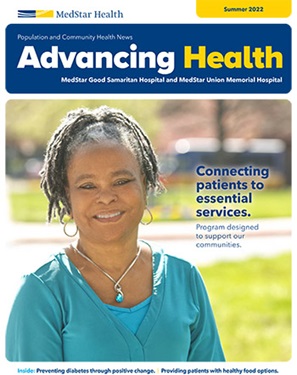 The cover of the summer 2022 issue of the publication with an image of a woman smiling