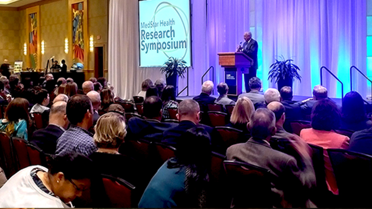 Darrell Kirch, MD, president and chief executive officer, Association of American Medical Colleges, presented the keynote address.